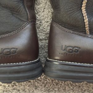 UGG Women’s Dark Brown Leather Boots